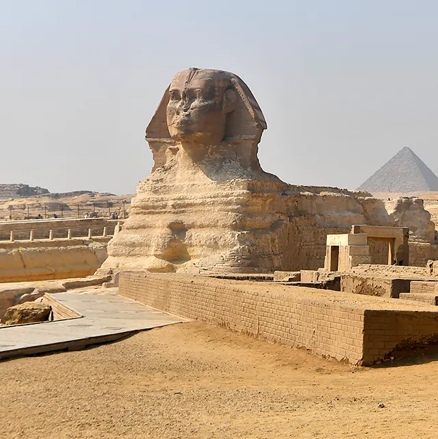 Le Sphinx de Gizeh, Egypte